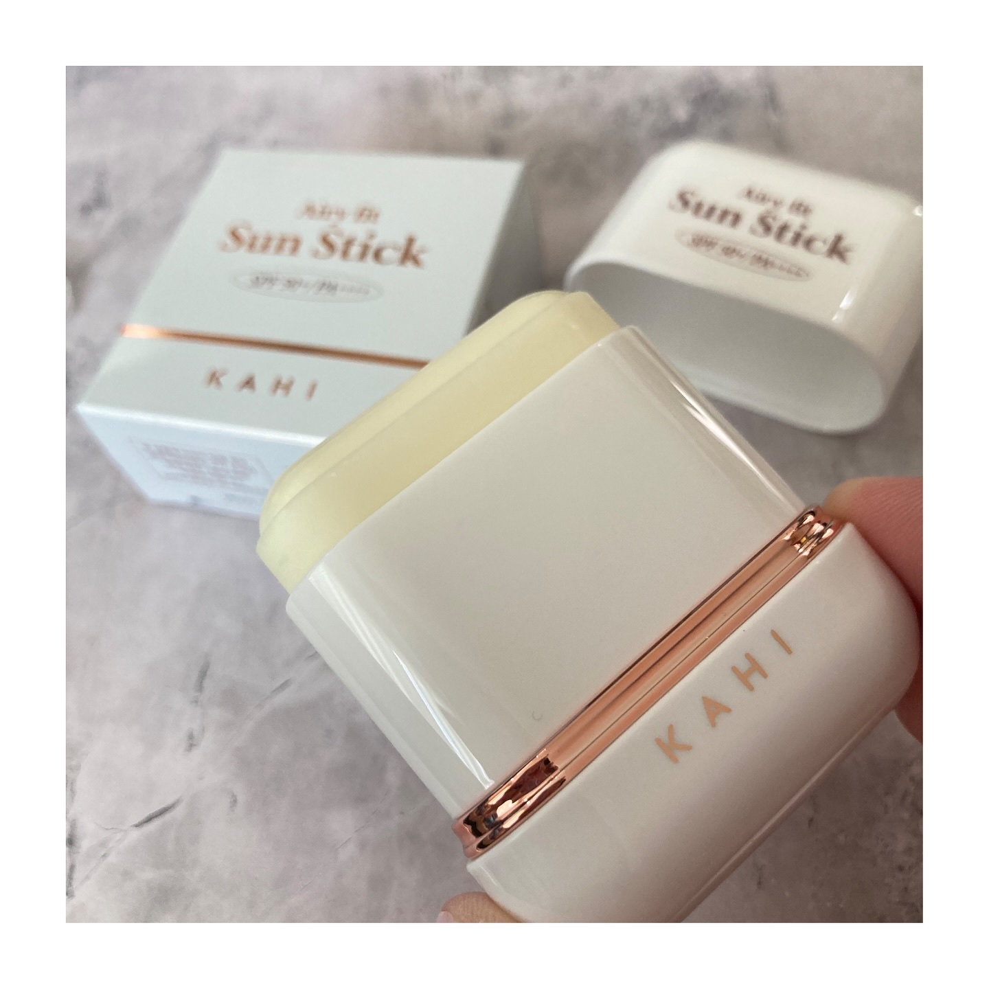 エアリーフィットサンスティック/KAHI/日焼け止めスティックを使ったクチコミ（3枚目）