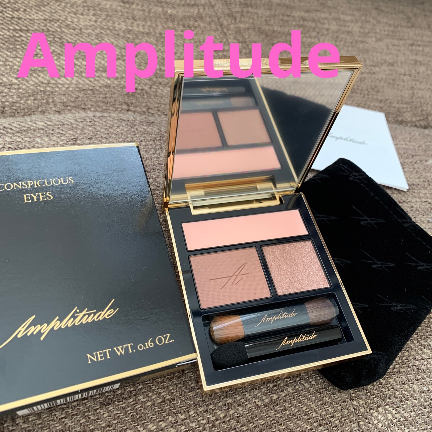 コンスピキュアス アイズ/Amplitude/アイシャドウパレットを使ったクチコミ(1枚目)