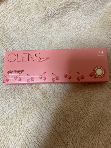 Cherry Moon 1day/OLENS/カラーコンタクトレンズを使ったクチコミ(1枚目)