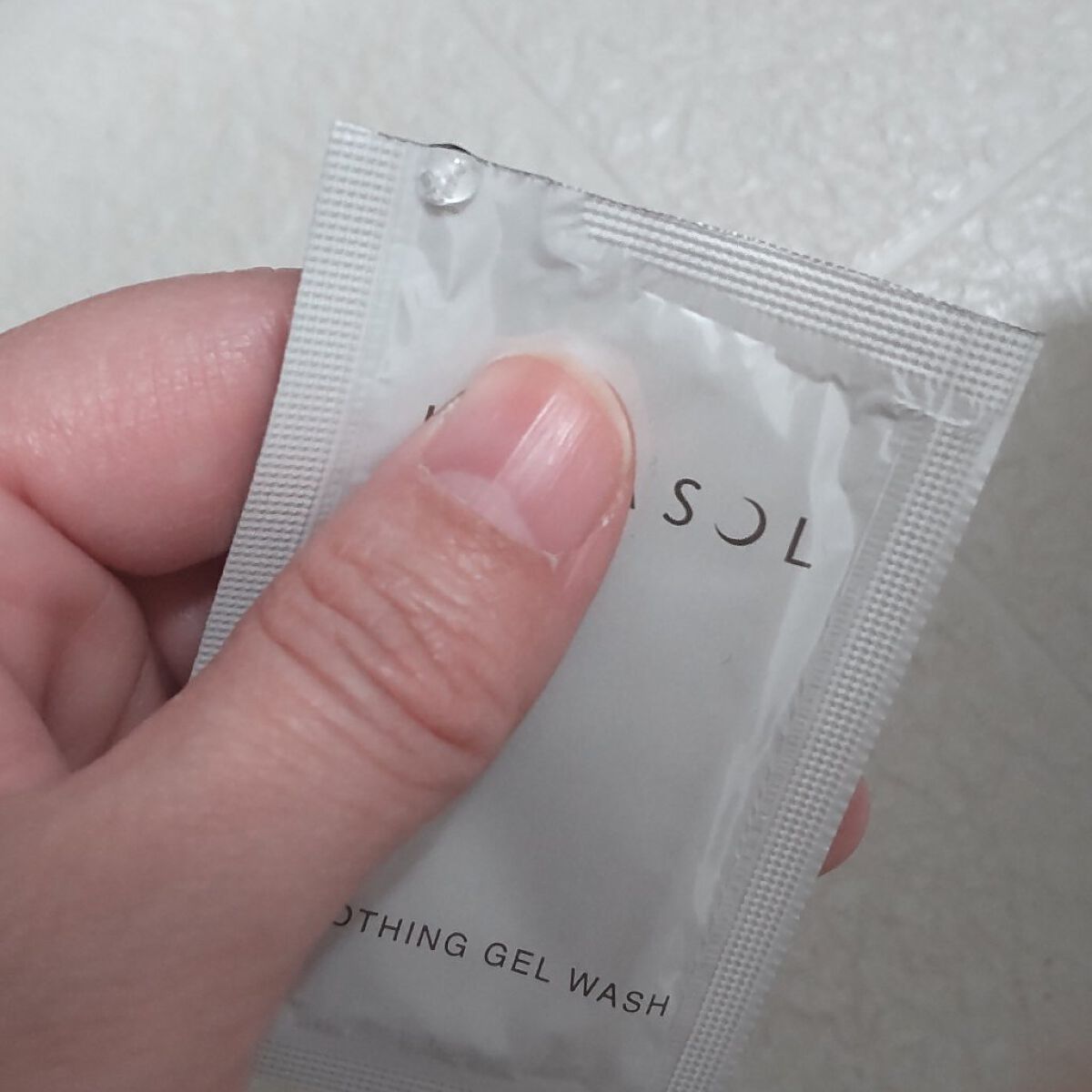 スムージングジェルウォッシュ/LUNASOL/その他洗顔料を使ったクチコミ（2枚目）