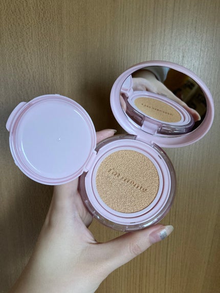 ワンダーベルベットラスティングクッション/i’m meme/クッションファンデーションを使ったクチコミ(4枚目)