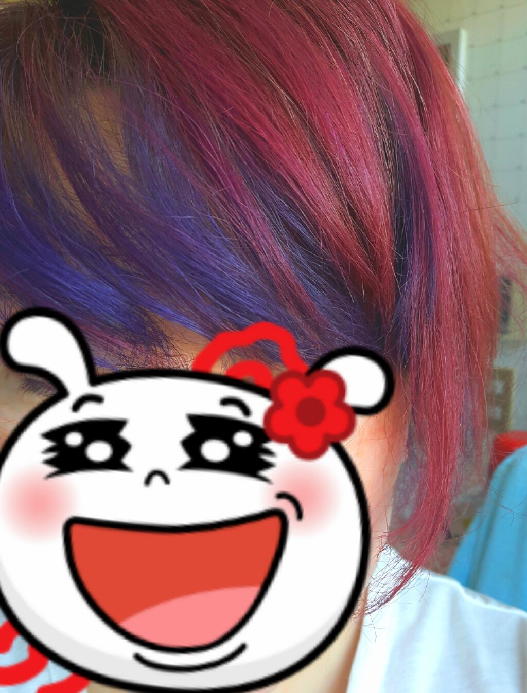 ビューティーン カラークリームのクチコミ「前回のマニックパニック／パープルヘイズが
すっかり抜けて金髪に戻っちゃって
他にいいの無いかな.....」（1枚目）