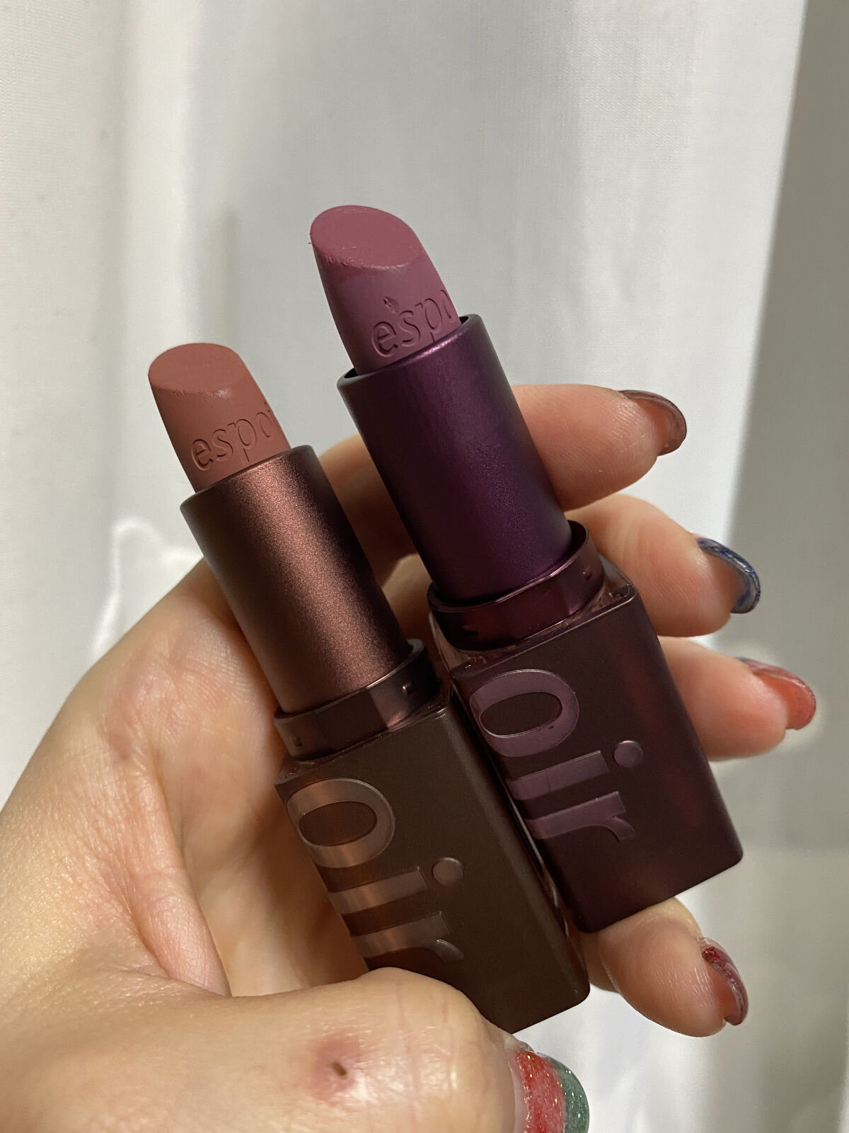 リップスティックノーウェアベルベットミッツグレー/espoir/口紅を使ったクチコミ（1枚目）