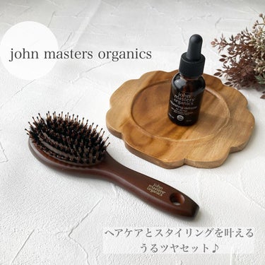 コンボパドルブラシ/john masters organics/ヘアブラシを使ったクチコミ（1枚目）