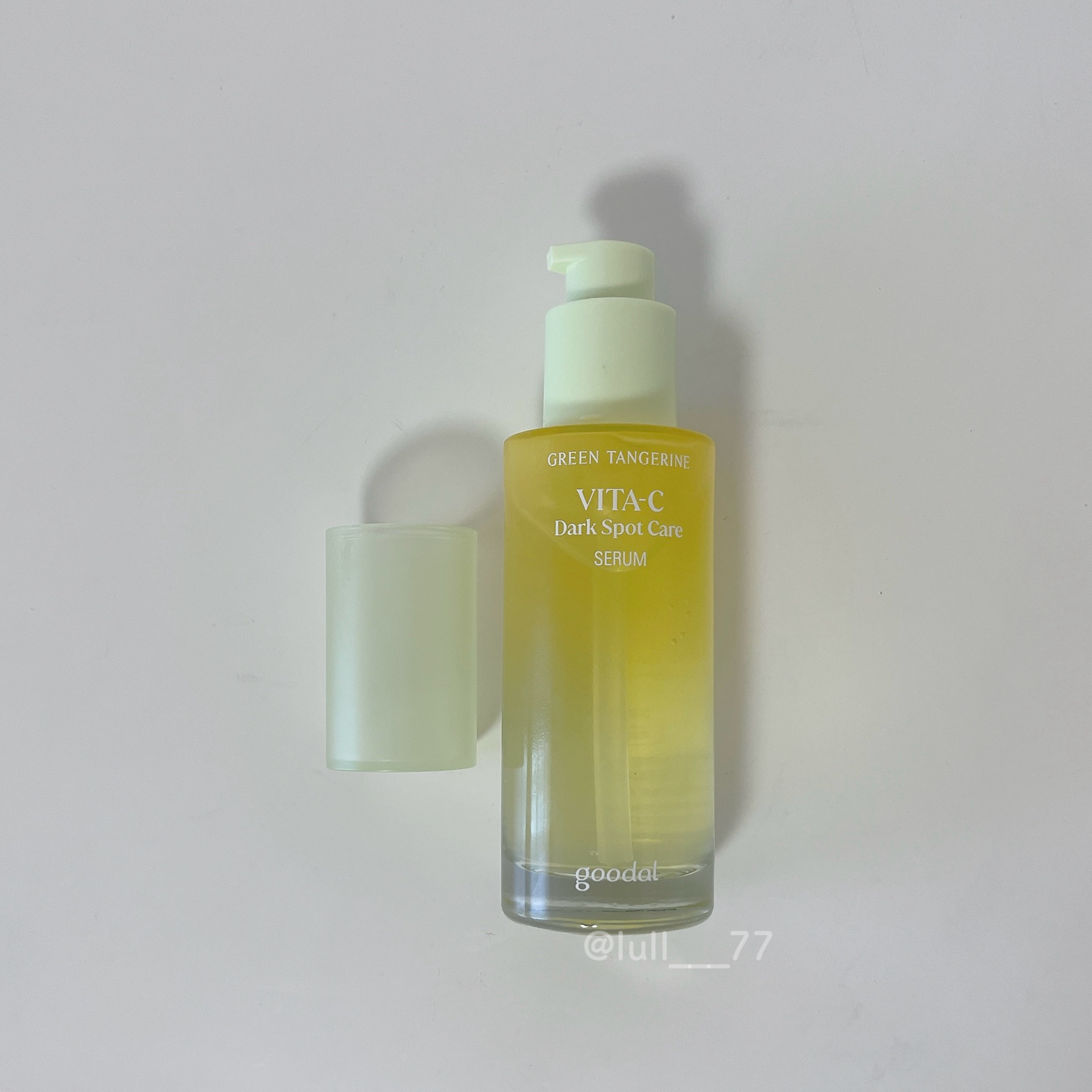 グリーンタンジェリン ビタC ダークスポットケアセラム/goodal/美容液を使ったクチコミ（3枚目）