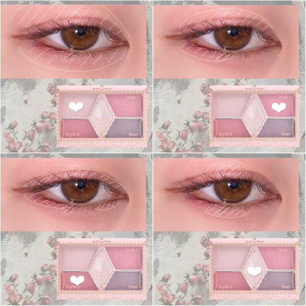 【旧品】パーフェクトスタイリストアイズ/キャンメイク/アイシャドウパレットを使ったクチコミ（3枚目）