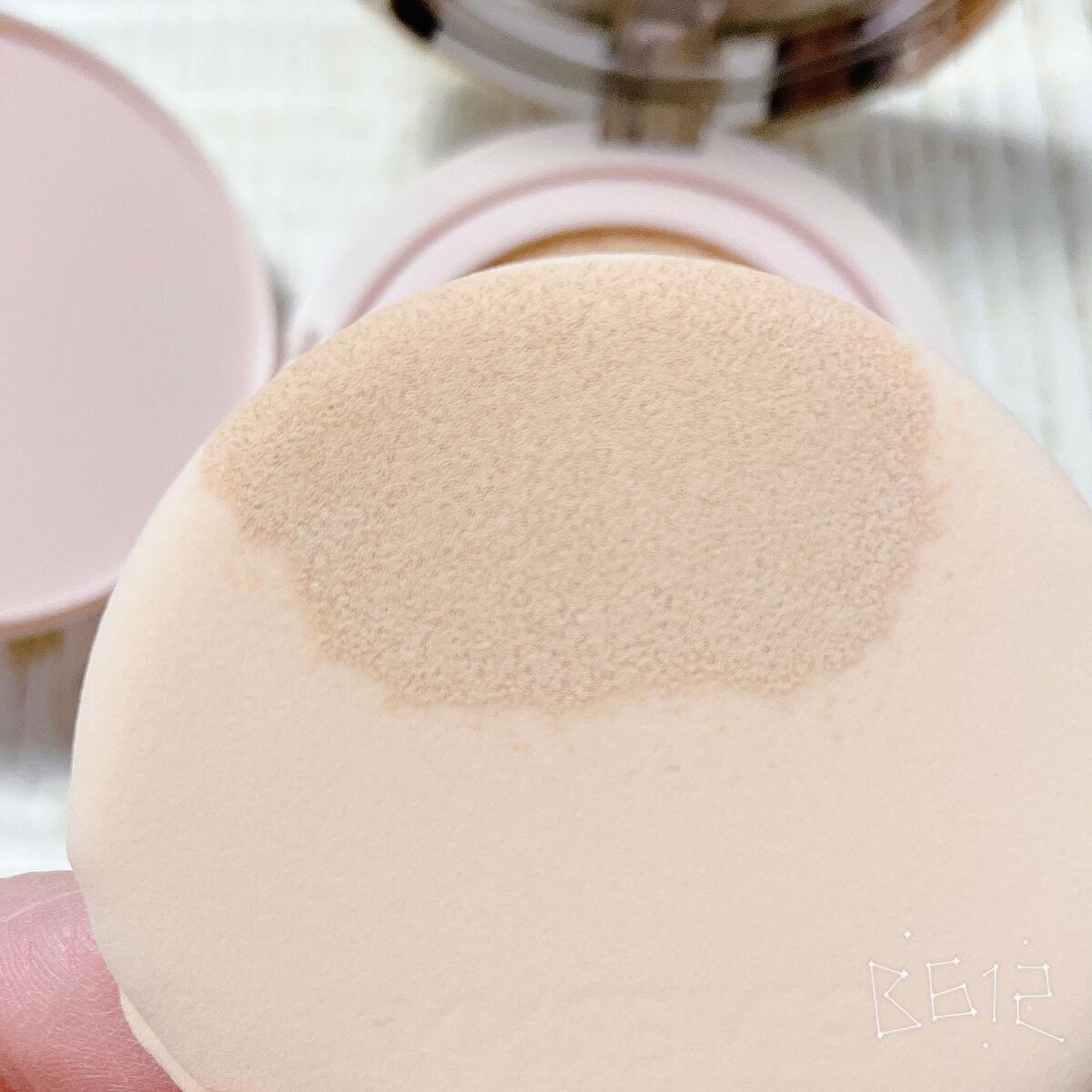 密着カバークッション 21 ライトベージュ/GIVERNY/クッションファンデーションを使ったクチコミ（3枚目）