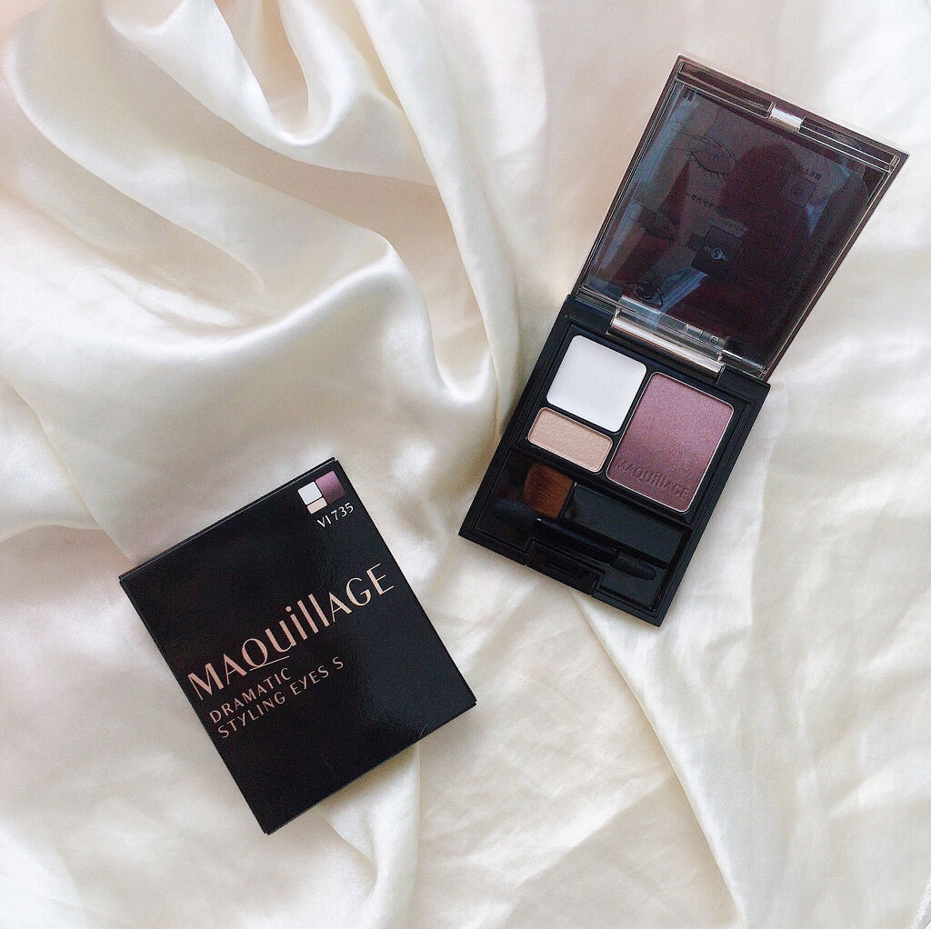 ドラマティックスタイリングアイズＳ VI735 ソイラベンダーティー/マキアージュ/アイシャドウパレットを使ったクチコミ（1枚目）