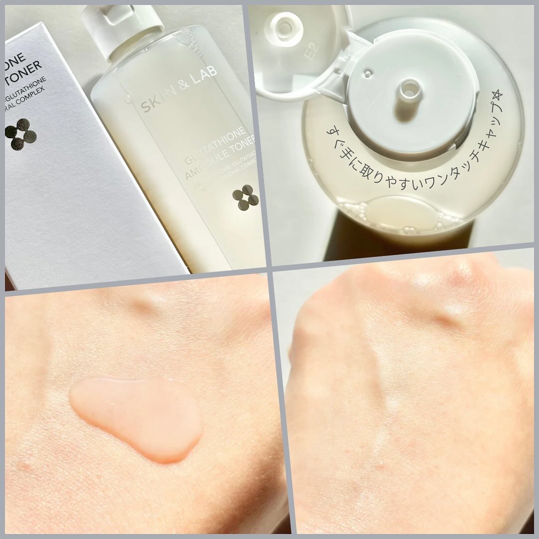 グルタチオンアンプルトナー/SKIN&LAB/化粧水を使ったクチコミ（3枚目）