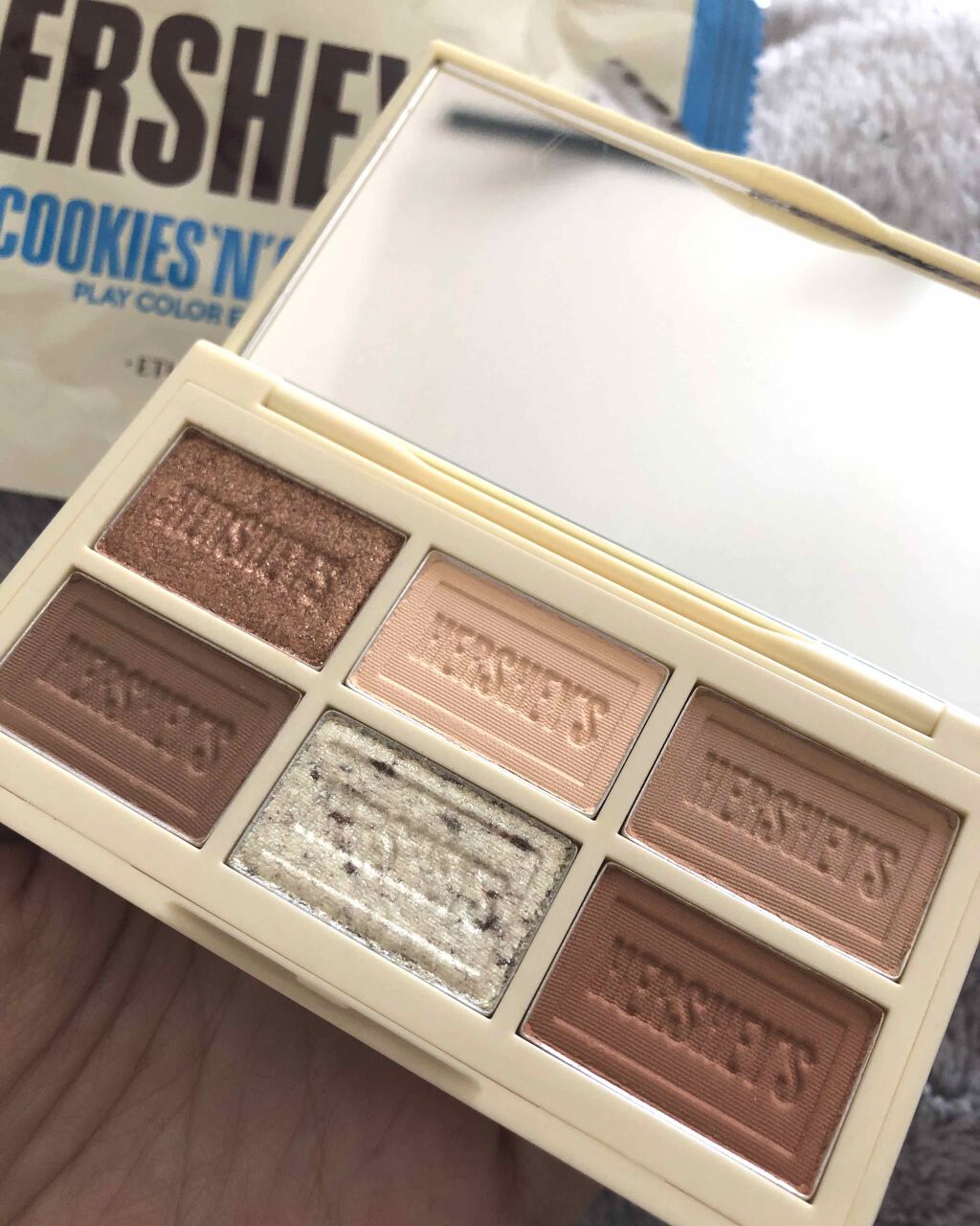 ハーシー プレイカラーアイズミニ/ETUDE/アイシャドウパレットを使ったクチコミ（1枚目）