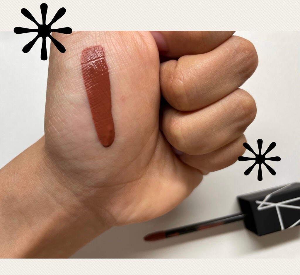 パワーマットリップピグメント/NARS/口紅を使ったクチコミ(2枚目)