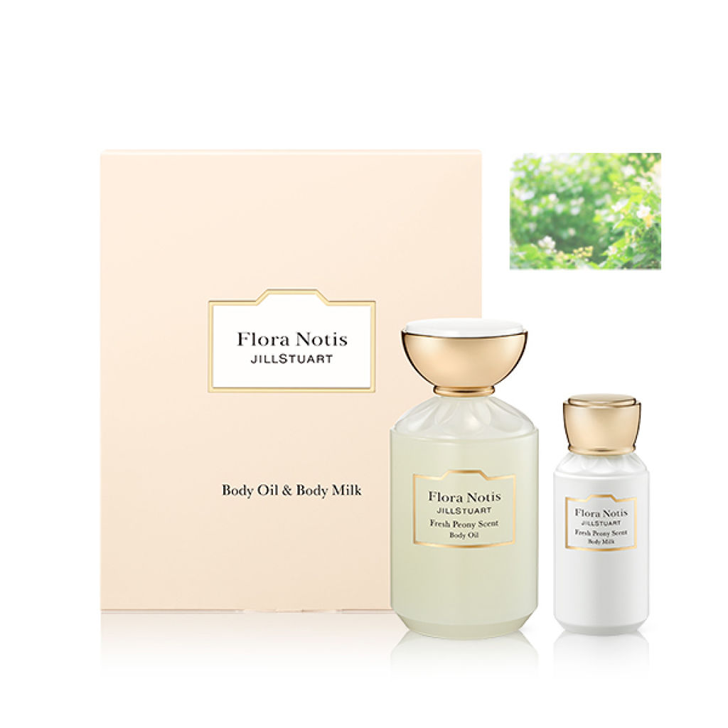 Flora Notis JILL STUART フローラルグリーン ボディオイル＆ボディミルク