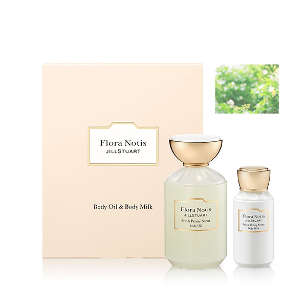 フローラルグリーン ボディオイル&ボディミルク Flora Notis JILL STUART
