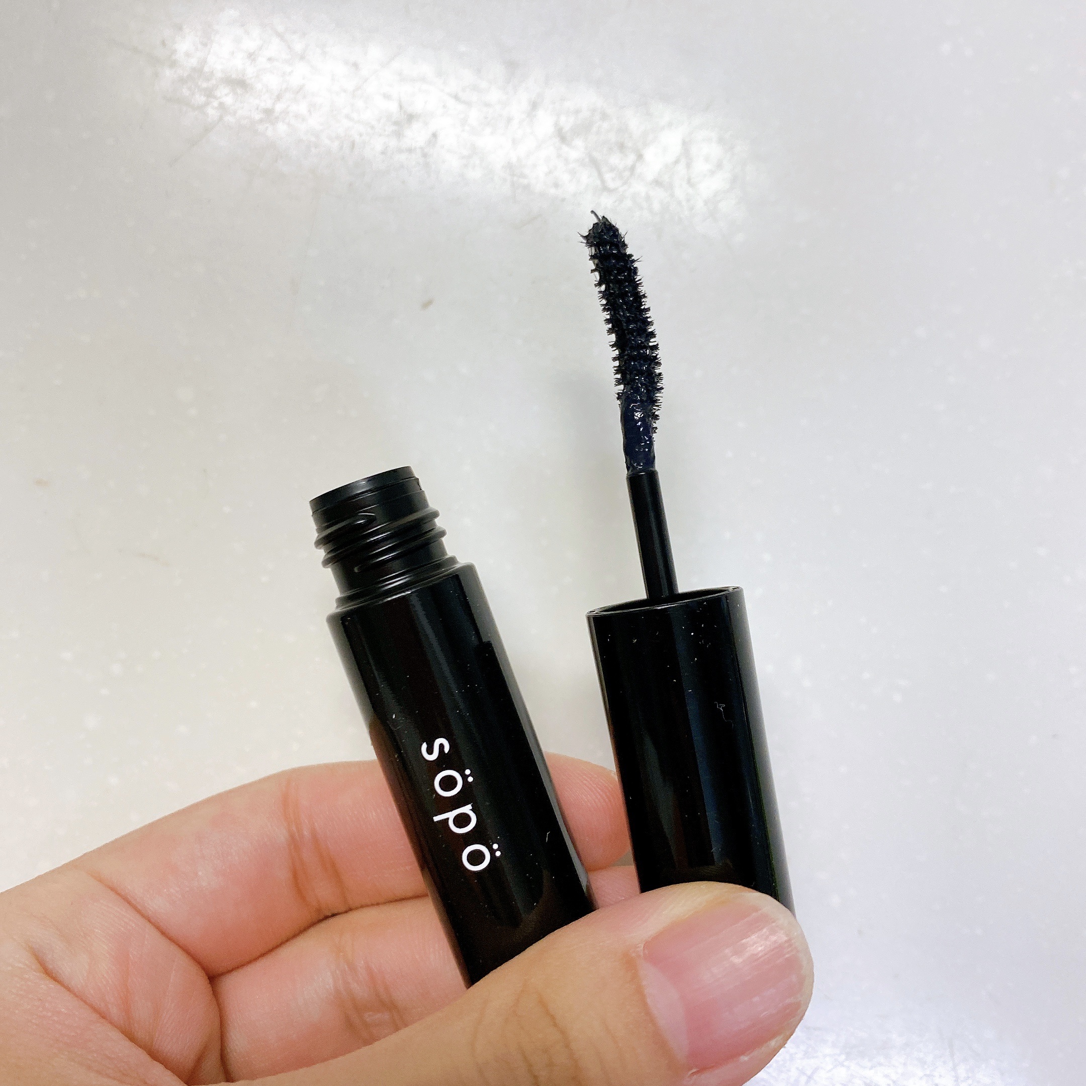 カラーマスカラ 13 グロッシーアッシュブラウン/sopo/マスカラを使ったクチコミ（3枚目）