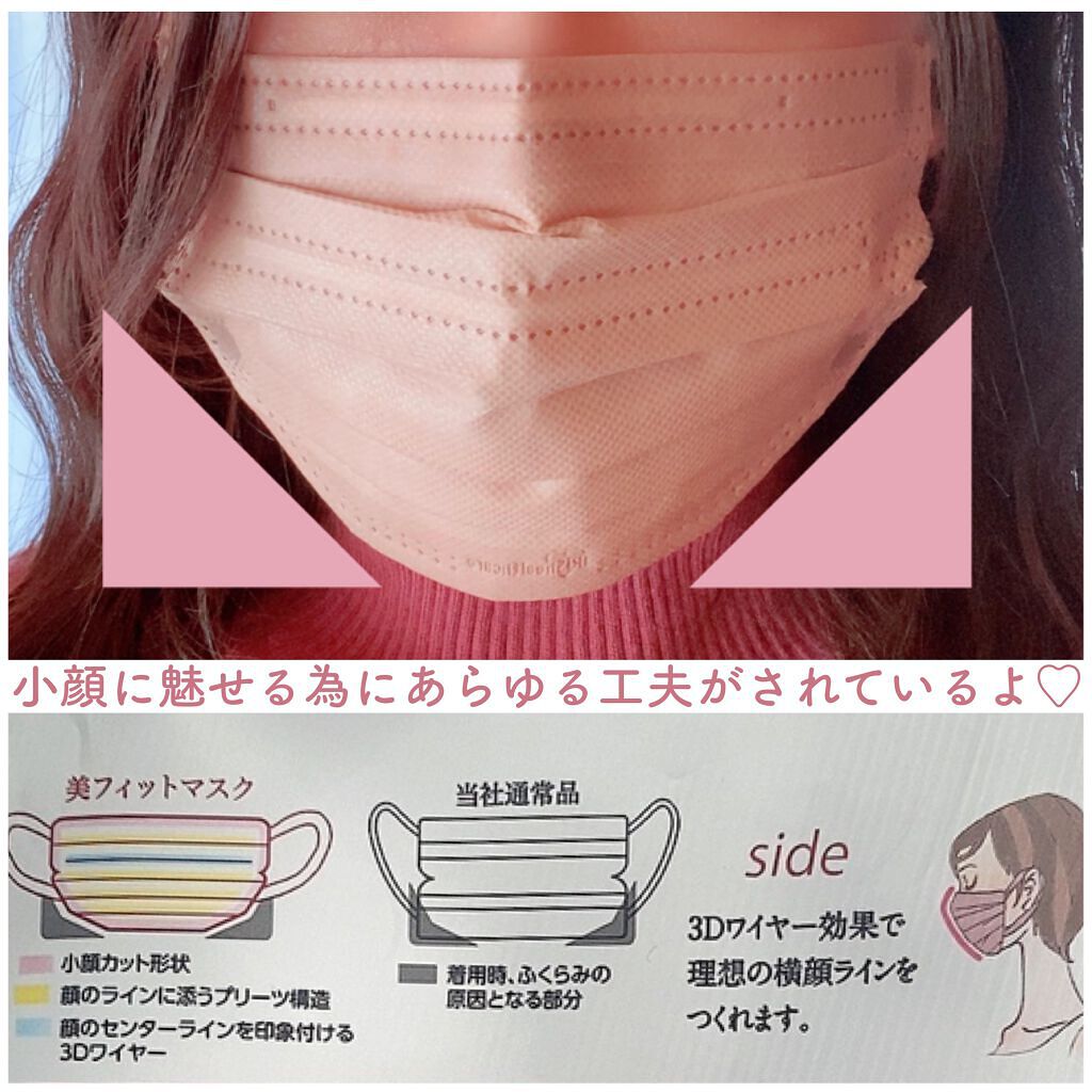美フィットマスク/アイリスオーヤマ/マスクを使ったクチコミ(3枚目)