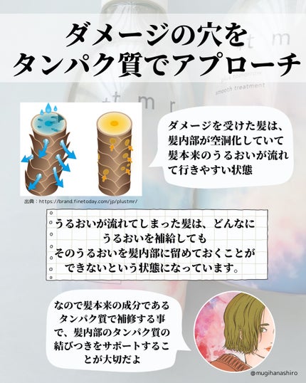 スムース シャンプー/トリートメント/+tmr/市販シャンプーを使ったクチコミ(3枚目)