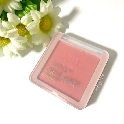 ヌードマットブラッシャー/CathyDoll/パウダーチークを使ったクチコミ(5枚目)