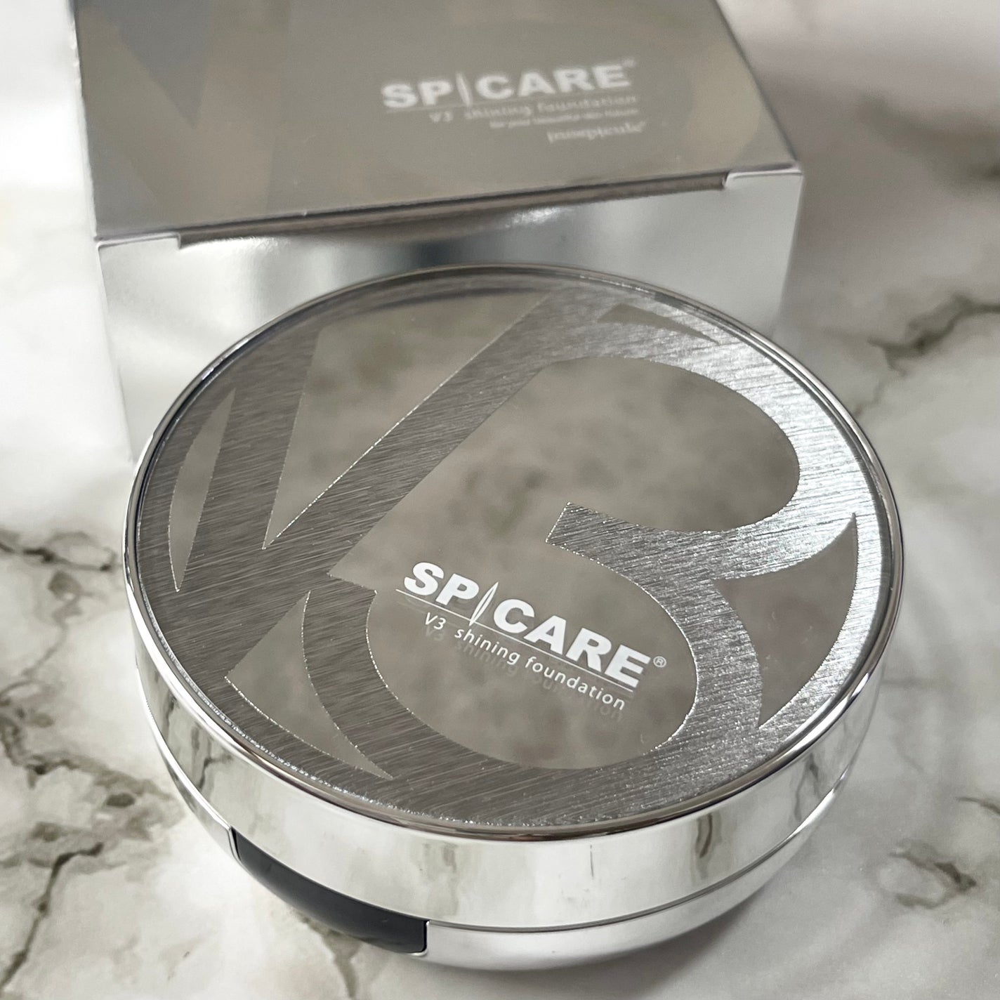 V3シャイニングファンデーション/SPICARE/クッションファンデーションを使ったクチコミ(6枚目)