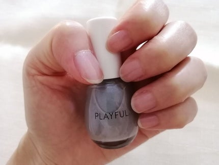 プレイフル プリズムモイストコート/PLAYFUL/オールインワンネイルを使ったクチコミ(4枚目)