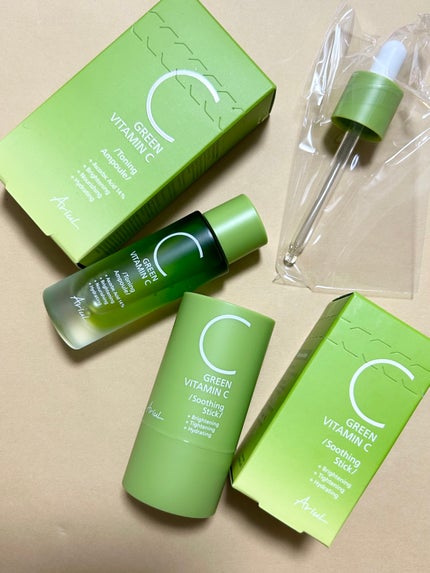 アリウル グリーンビタミンC トーニングセラム(アンプル)/Ariul/美容液を使ったクチコミ(6枚目)