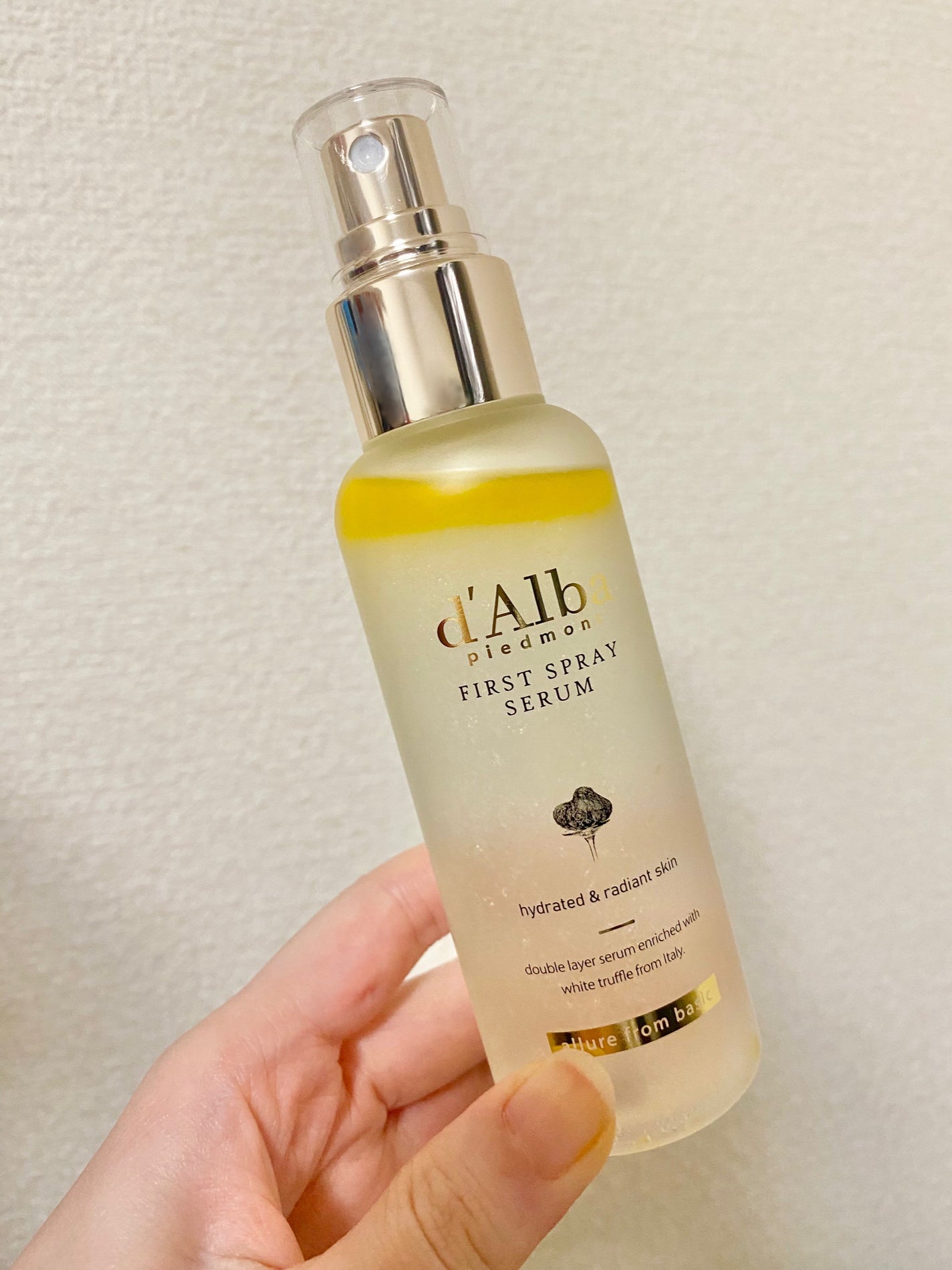 ダルバ ホワイトトリュフファーストスプレーセラム/ダルバ/ミスト状化粧水を使ったクチコミ(2枚目)