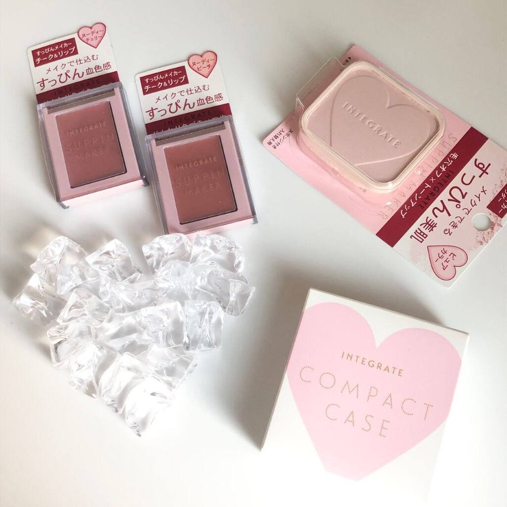 すっぴんメイカー チーク&リップ/インテグレート/ジェル・クリームチークを使ったクチコミ(1枚目)