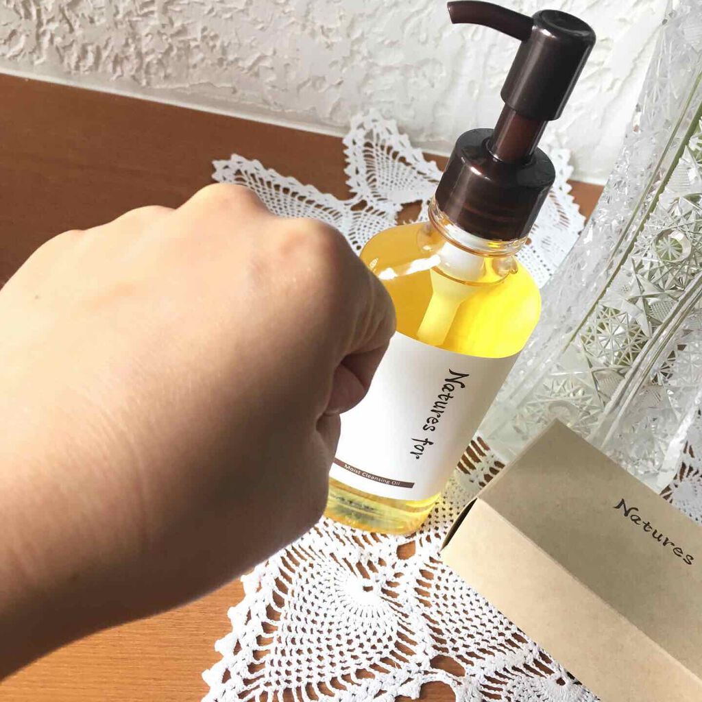 モイストクレンジングオイル/Natures for/オイルクレンジングを使ったクチコミ(4枚目)