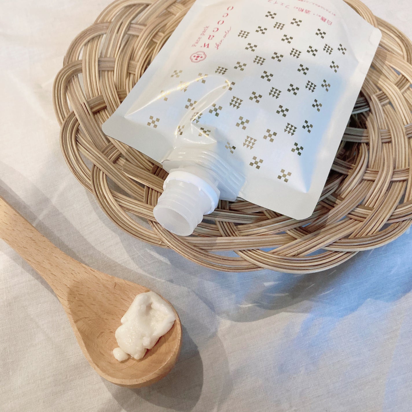 ワココ 白麹と酒粕のフェイスパック/クラブ/洗い流すパック・マスクを使ったクチコミ(2枚目)