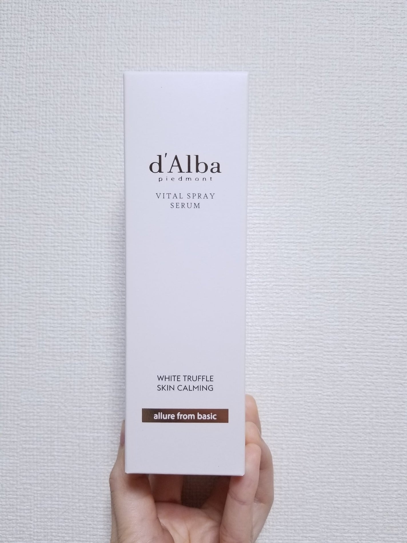ダルバ ホワイトトリュフバイタルスプレーセラム/ダルバ/ミスト状化粧水を使ったクチコミ(2枚目)