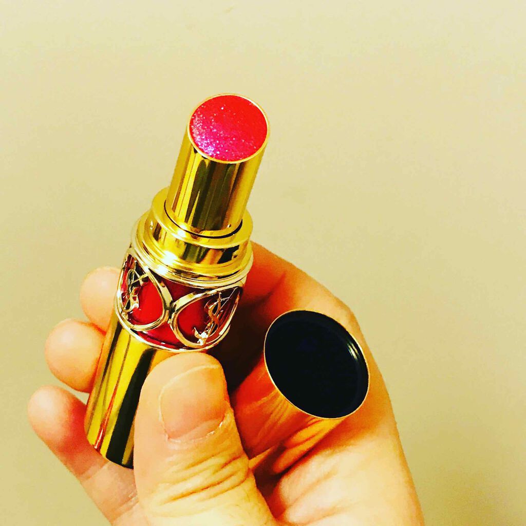 ルージュ ヴォリュプテ シャイン/YVES SAINT LAURENT BEAUTE/口紅を使ったクチコミ(1枚目)