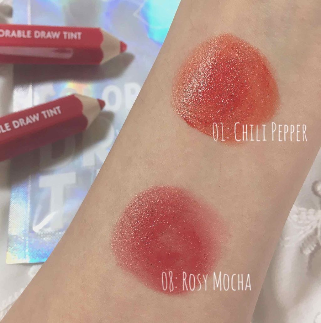 COLORABLE DRAW TINT/It's skin/口紅を使ったクチコミ(2枚目)