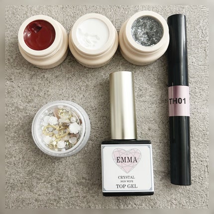 RISYAL カラージェル/エミーナル/ジェルネイルを使ったクチコミ(4枚目)