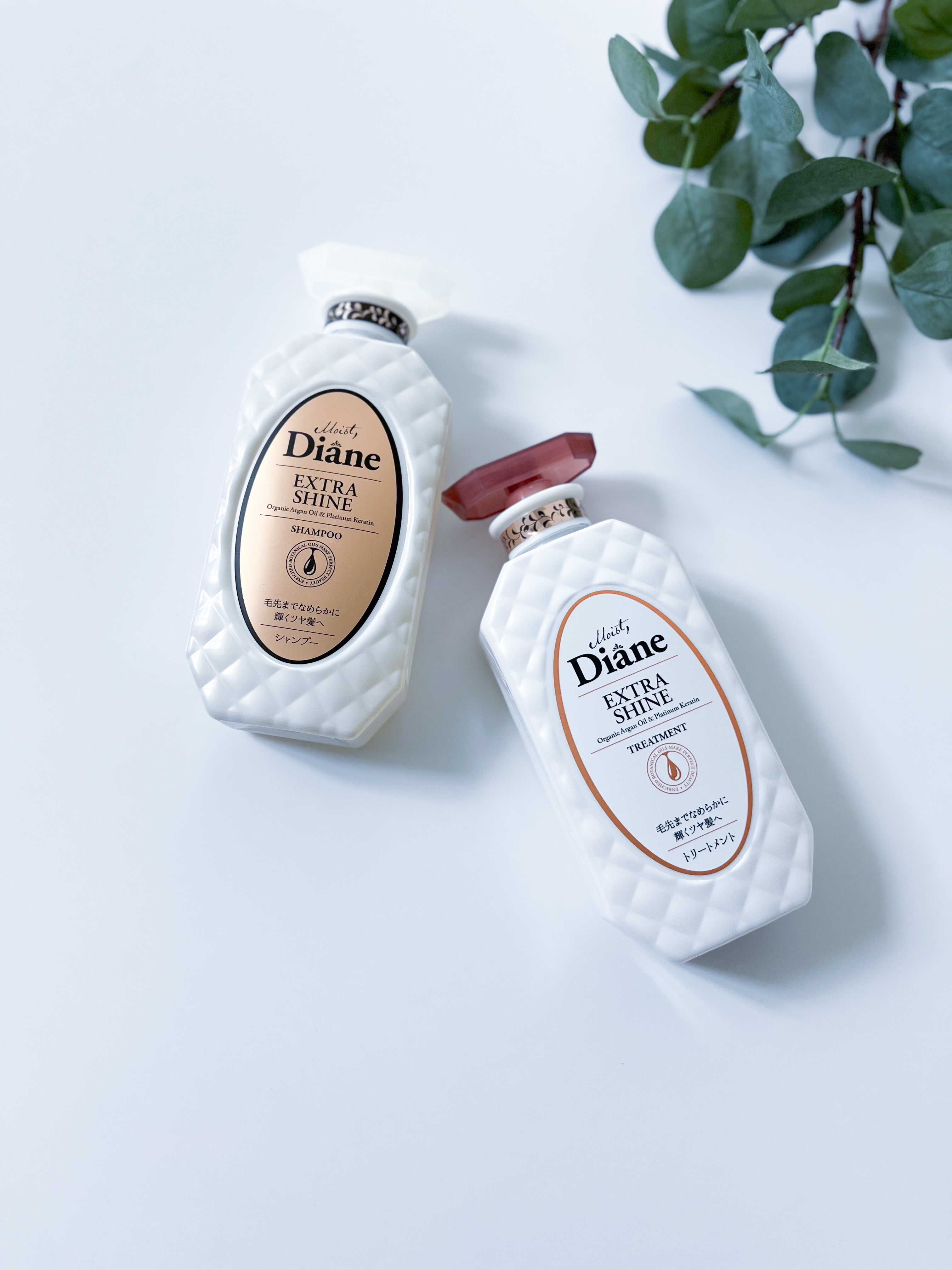 パーフェクトビューティ モイストダイアン エクストラシャイン シャンプー/トリートメント パーフェクトビューティー エクストラシャイン シャンプー＆トリートメント セット/ダイアン/市販シャンプーを使ったクチコミ（2枚目）