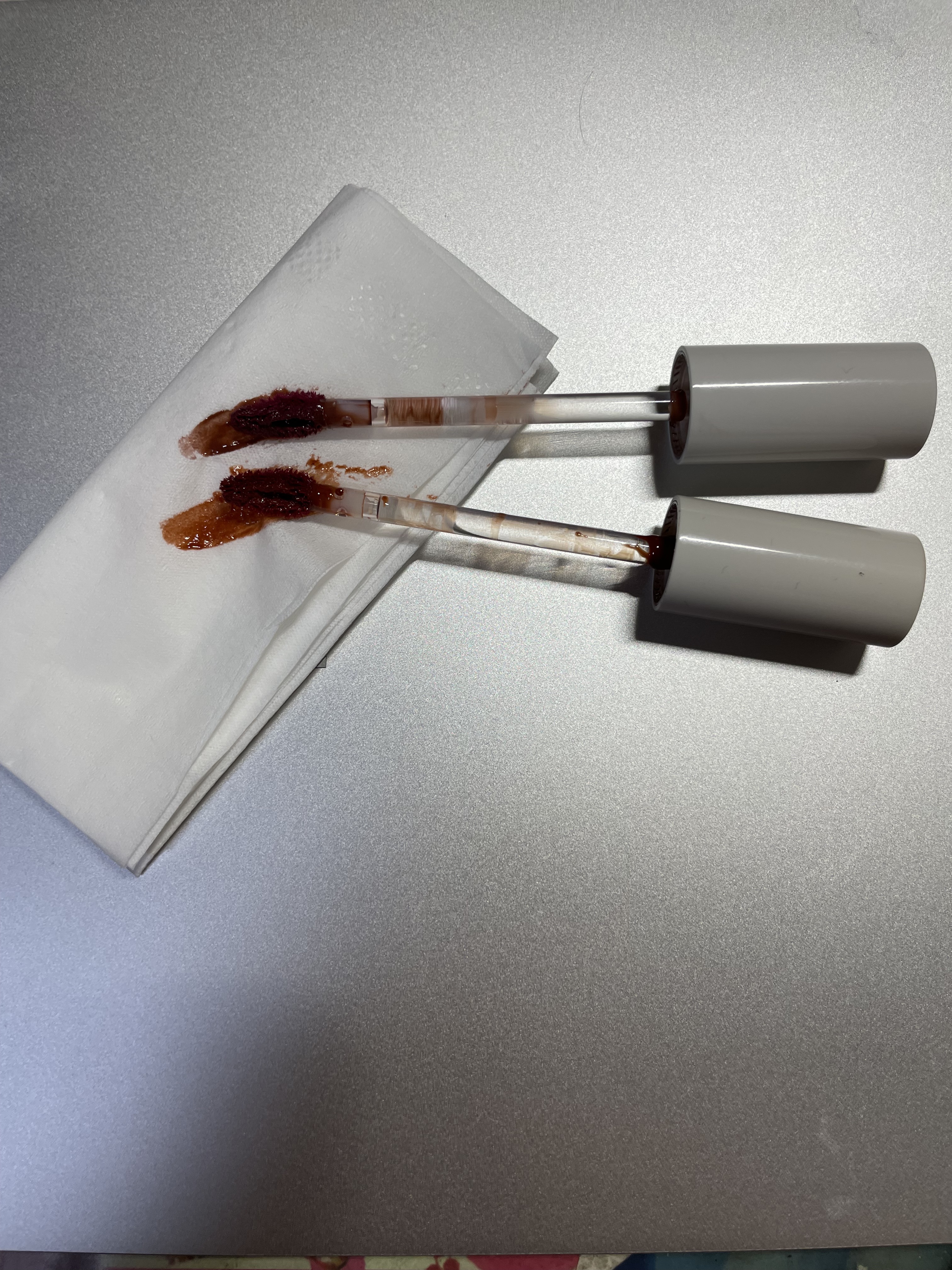 ムードインハンサーウォーターリキッドグロウ/hince/口紅を使ったクチコミ（2枚目）