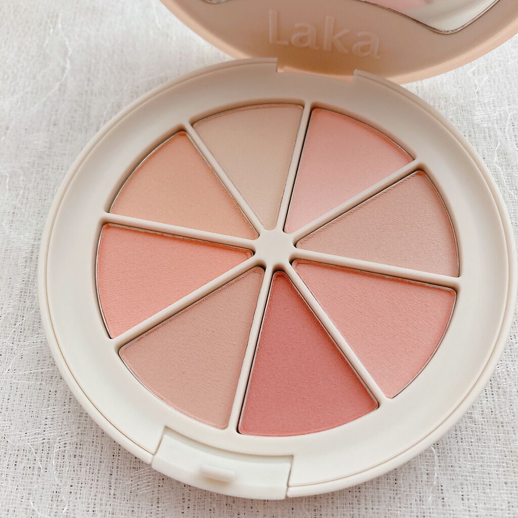 ミドルトーンアイシャドウコレクターパレット/Laka/アイシャドウパレットを使ったクチコミ(4枚目)