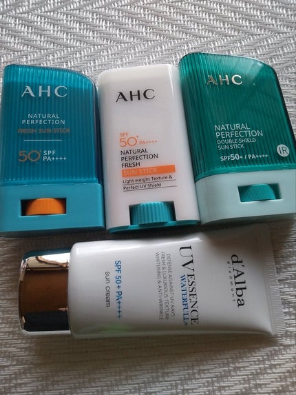 ナチュラルパーフェクションフレッシュサンスティック/AHC/日焼け止めスティックを使ったクチコミ(1枚目)
