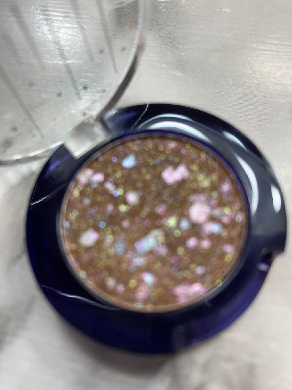 グリッター シャドウ カラー/rom&nd/グリッターを使ったクチコミ(5枚目)