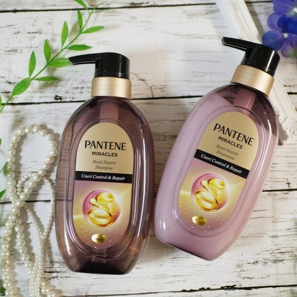 ミラクルズ うねりコントロール&リペア ボンドリペア シャンプー/トリートメント/パンテーン/市販シャンプーを使ったクチコミ(1枚目)