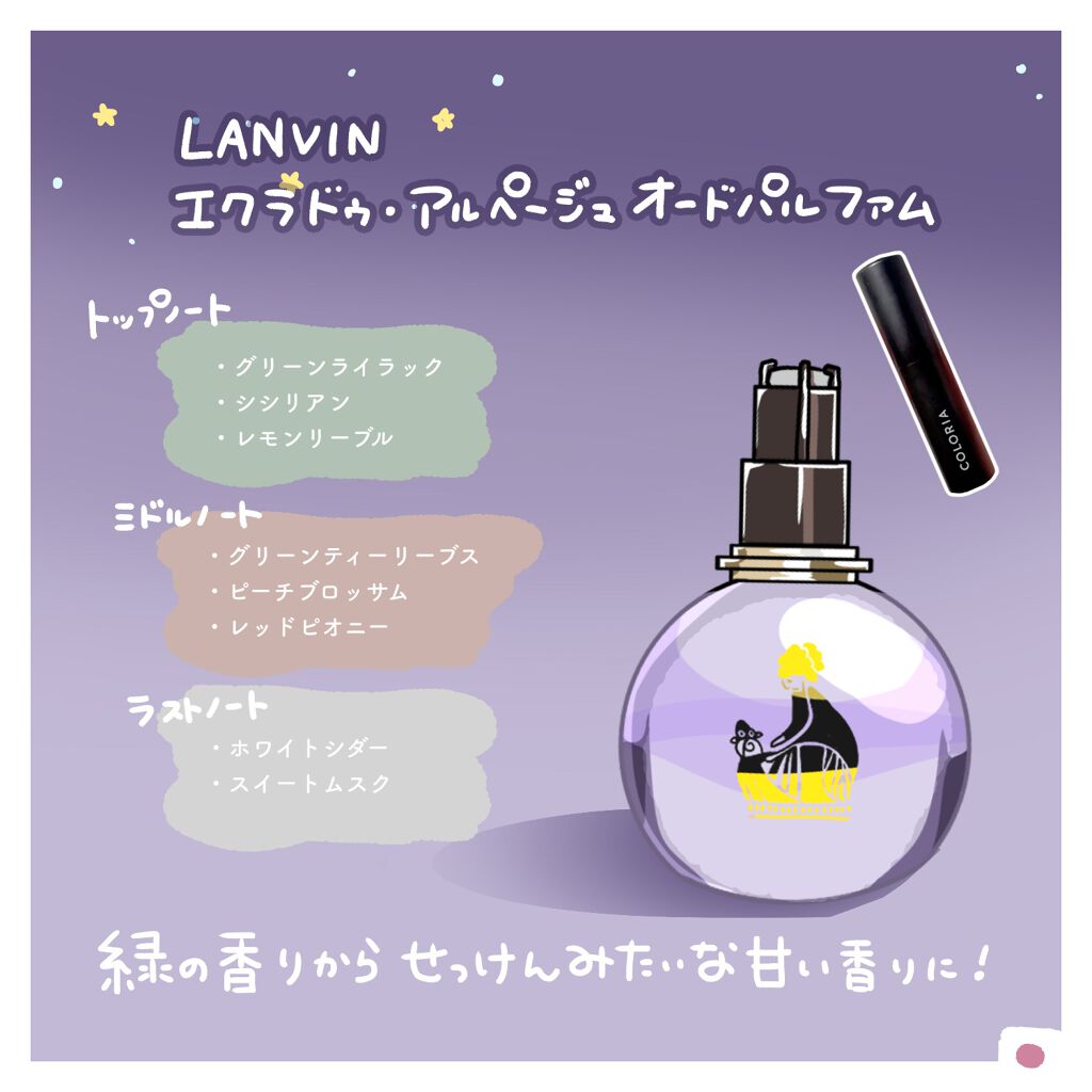 ランバン エクラ・ドゥ・アルページュ オード パルファム/LANVIN/香水(レディース)を使ったクチコミ(2枚目)