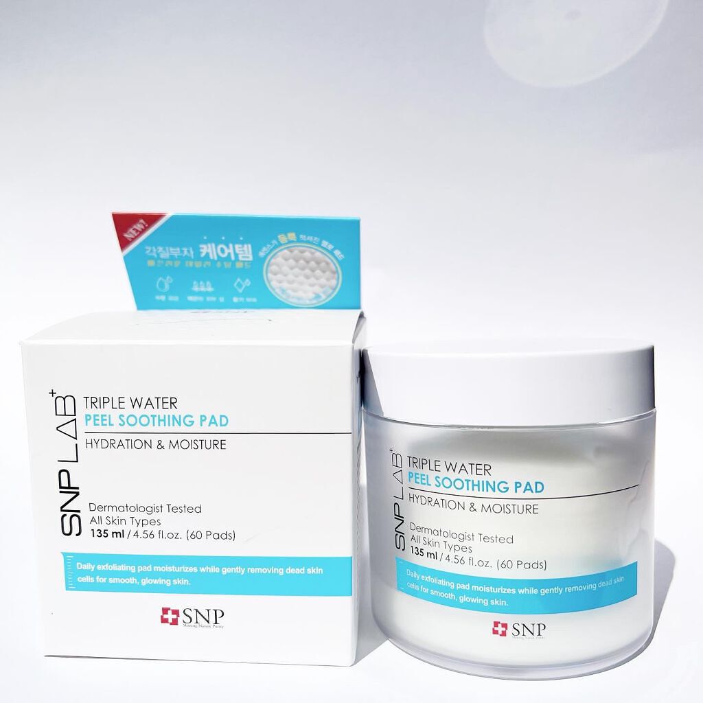TRIPLE WATER PEEL SOOTHING PAD/SNP/ピーリングを使ったクチコミ(2枚目)
