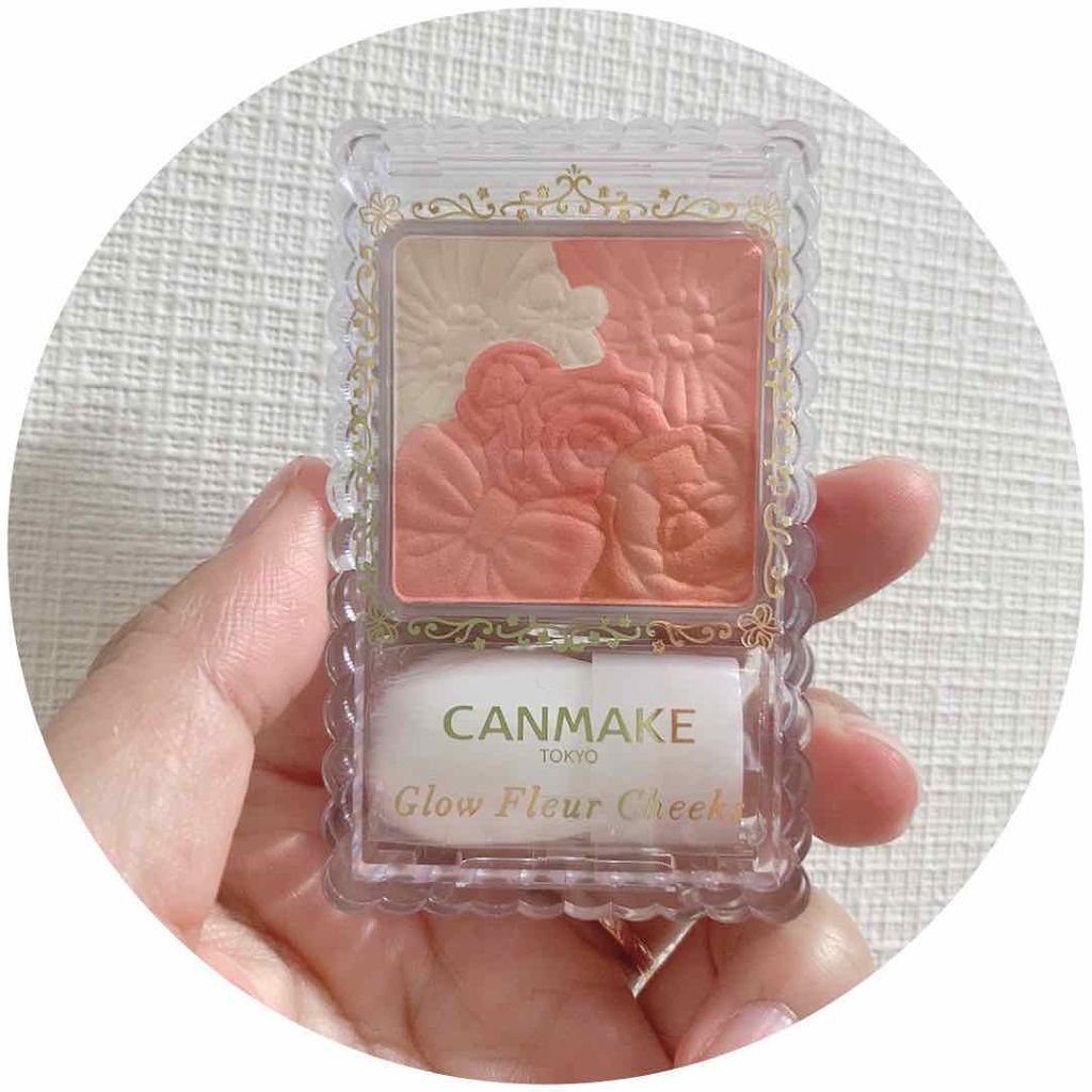 グロウフルールチークス/キャンメイク/パウダーチークを使ったクチコミ(1枚目)