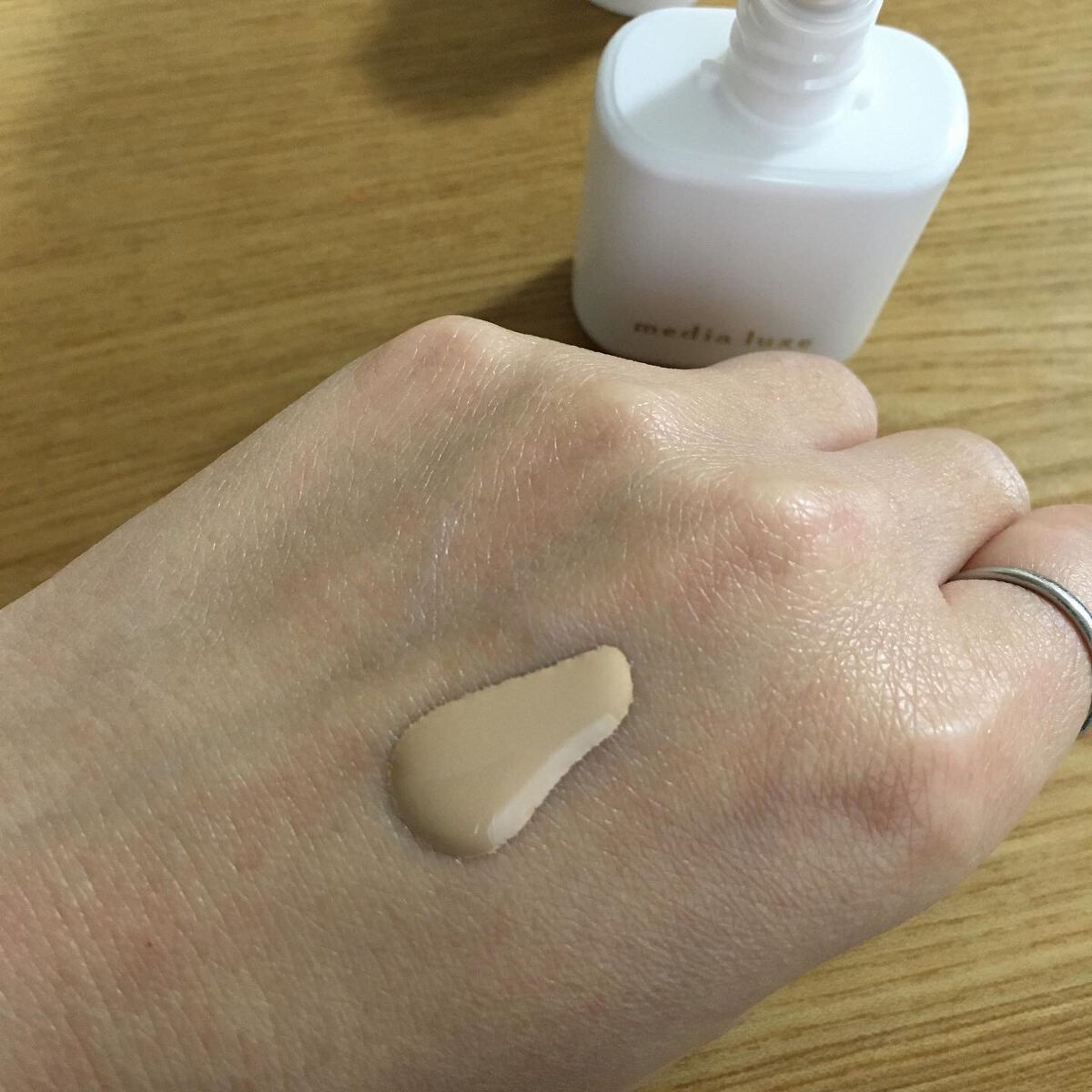 リキッドファンデーション/media luxe/リキッドファンデーションを使ったクチコミ（2枚目）