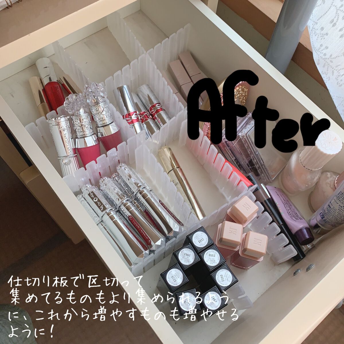 間仕切りボード4cm/DAISO/その他を使ったクチコミ（3枚目）