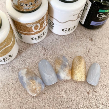 ジェルネイル(ライト対応)/セリア/ジェルネイルを使ったクチコミ(1枚目)