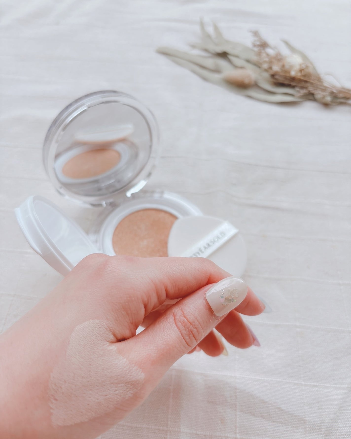 ハートリーフシーンカバークッション/23years old/クッションファンデーションを使ったクチコミ(4枚目)