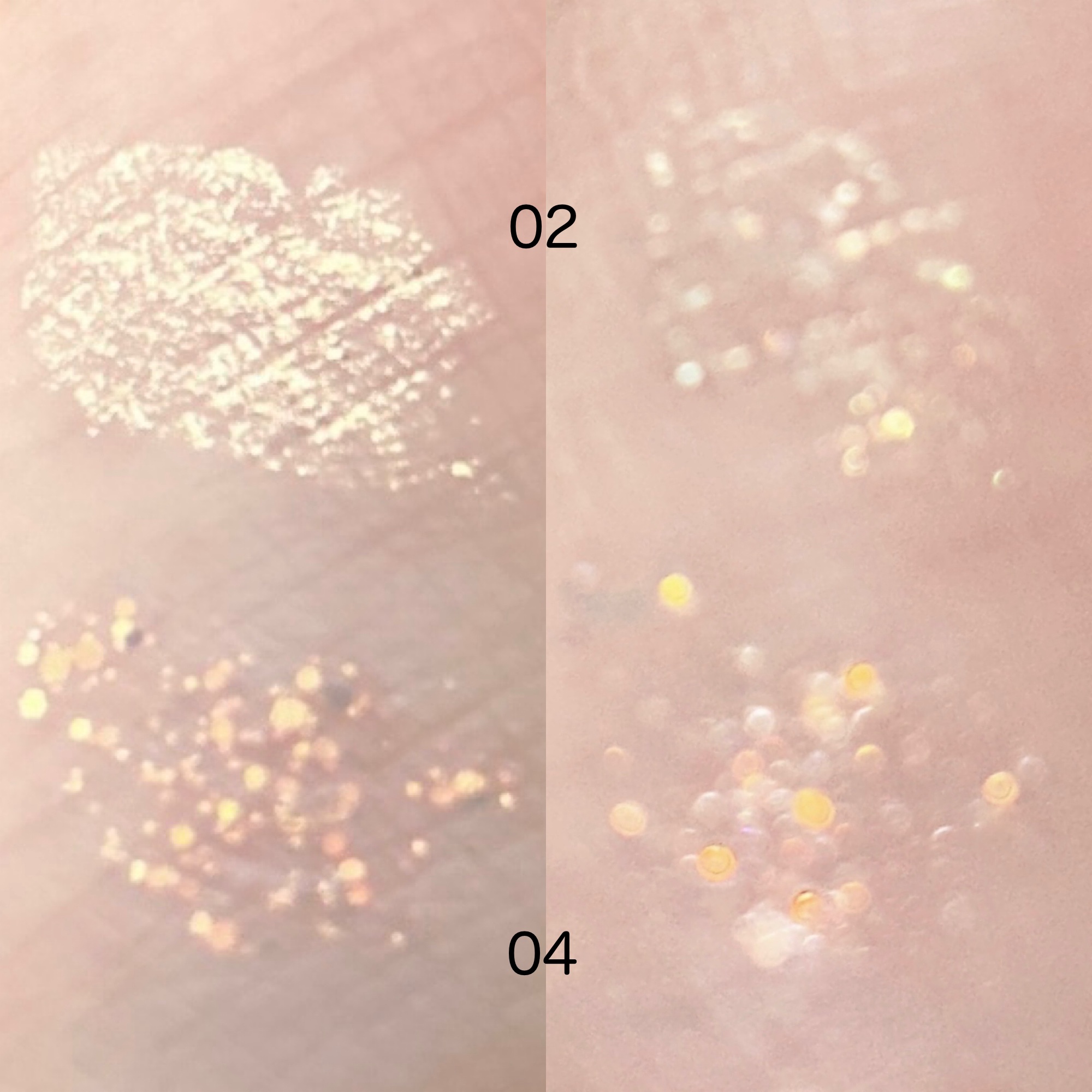 MD ドリーミーグリッター/mude./グリッターを使ったクチコミ（2枚目）