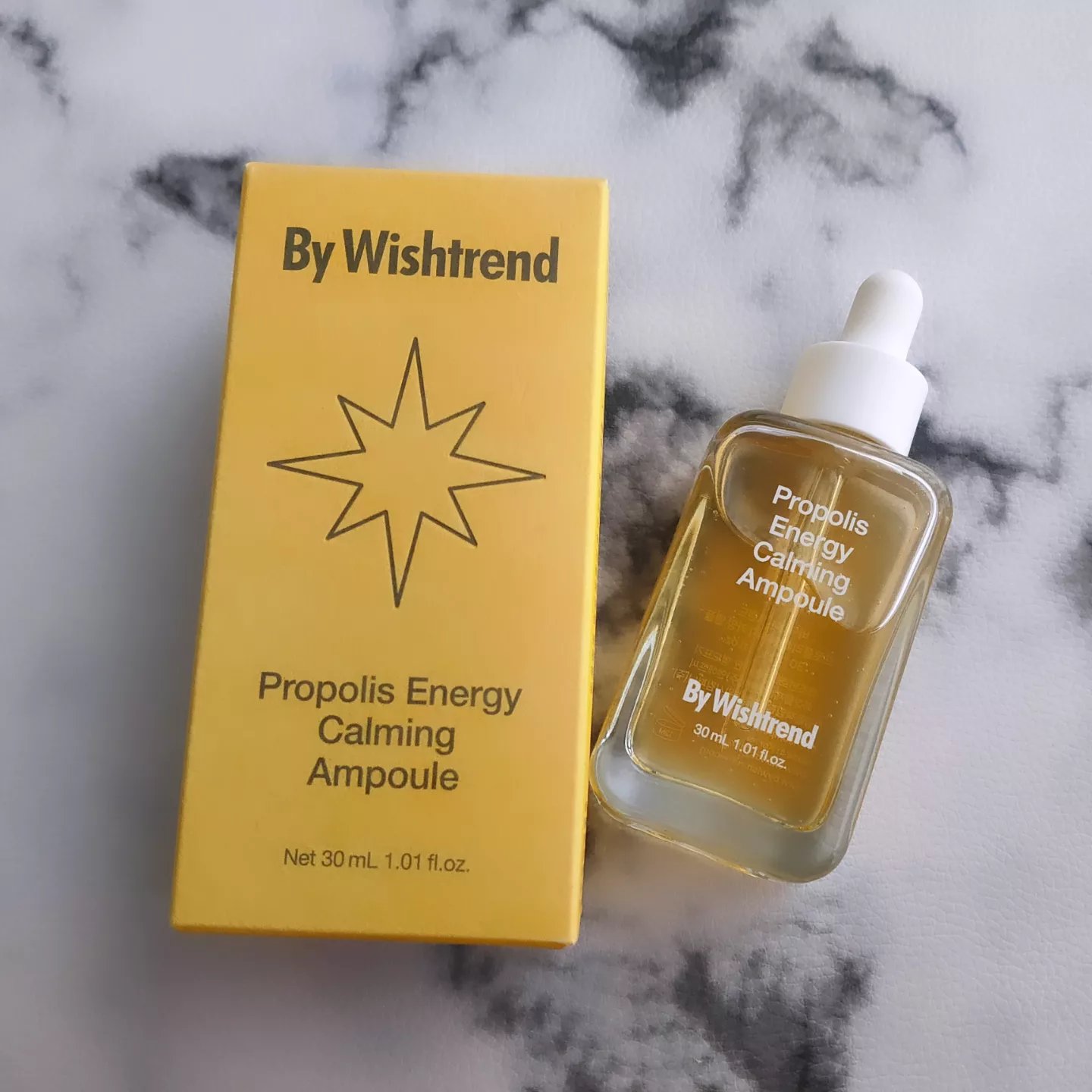 プロポリスエナジーカーミングアンプル/By Wishtrend/美容液を使ったクチコミ（1枚目）