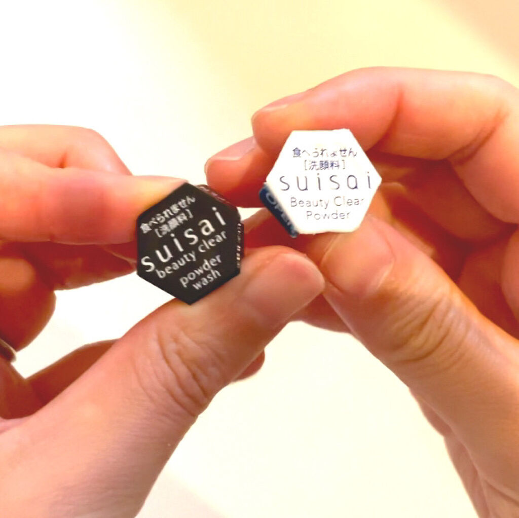 スイサイ ビューティクリア ブラック パウダーウォッシュ/suisai/洗顔パウダーを使ったクチコミ（2枚目）