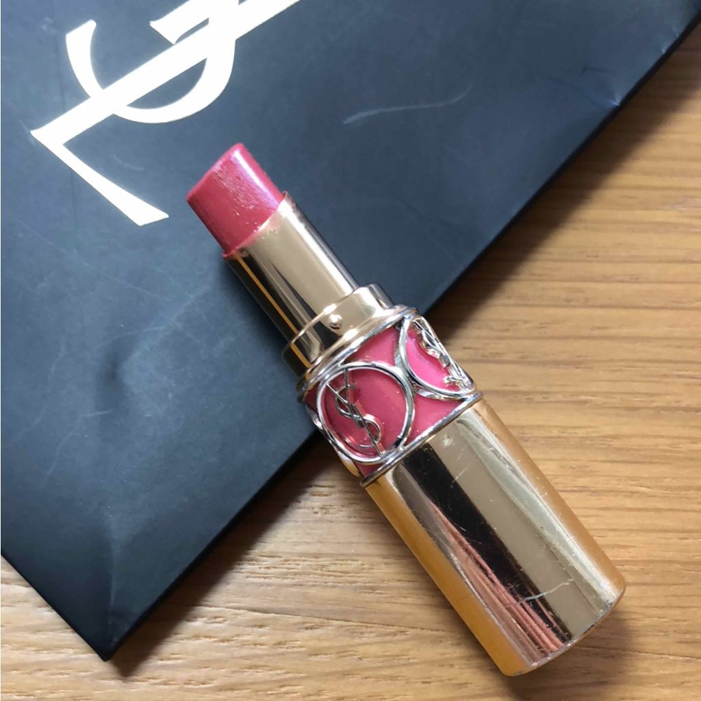 ルージュ ヴォリュプテ シャイン/YVES SAINT LAURENT BEAUTE/口紅を使ったクチコミ(1枚目)