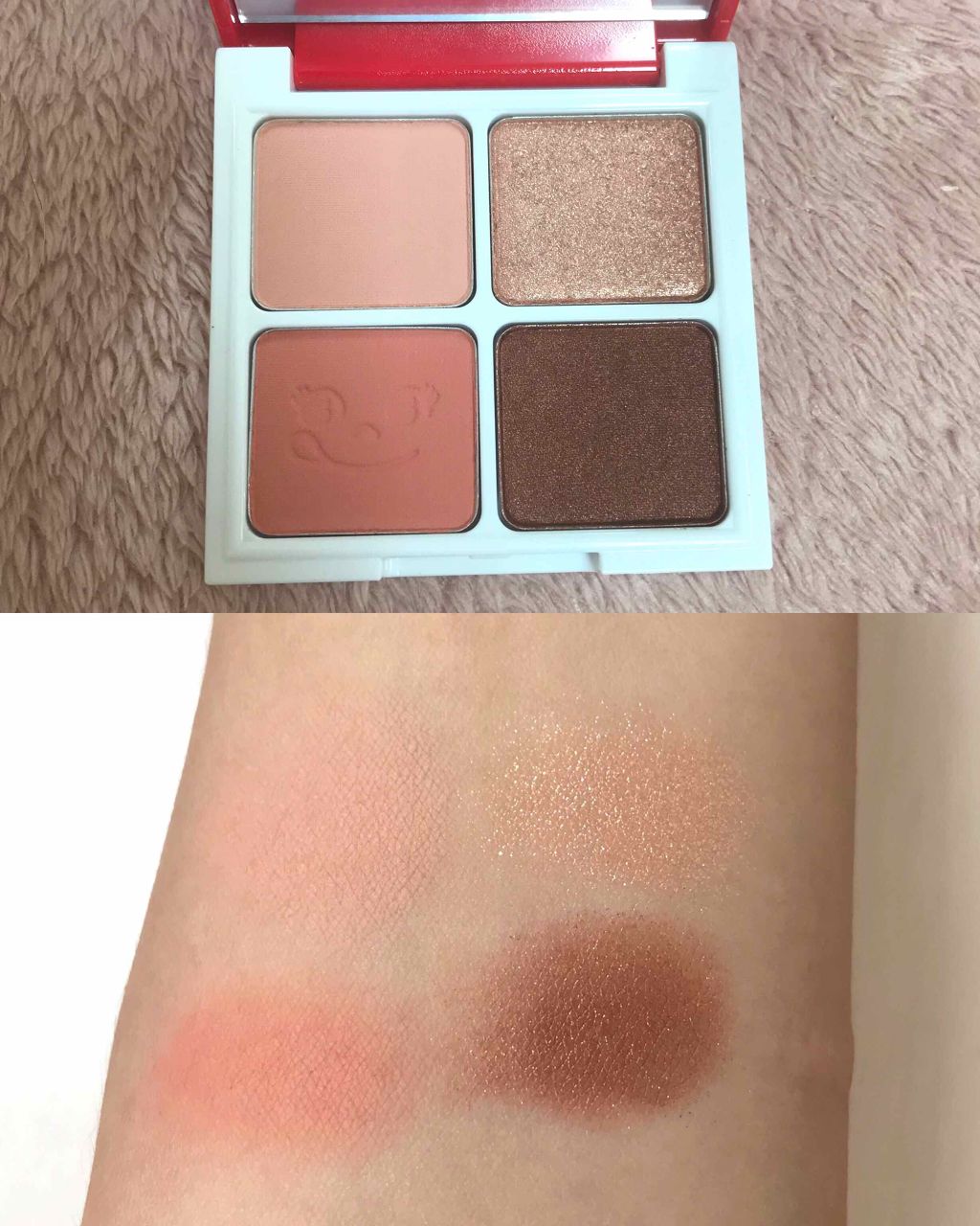 スイートペコエディション アイシャドウパレット/HOLIKA HOLIKA/アイシャドウパレットを使ったクチコミ（2枚目）